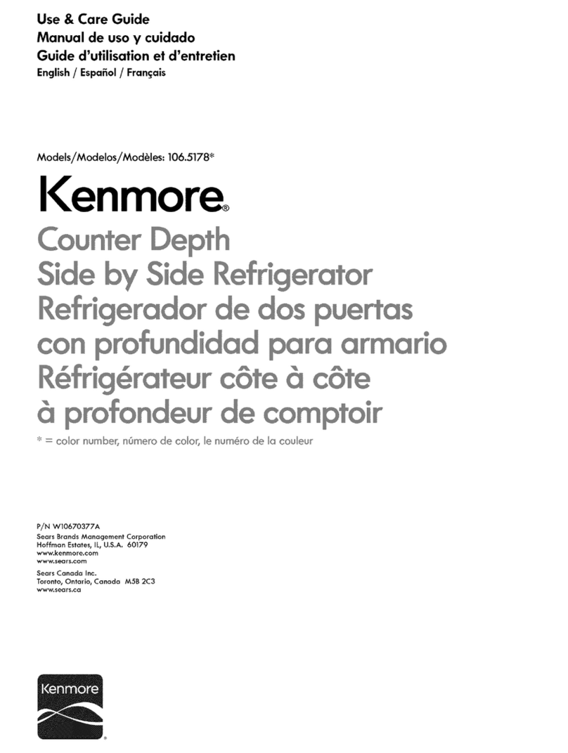 Kenmore 10.651782410 Use & care guide