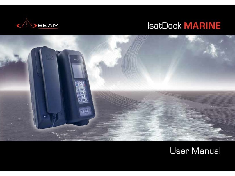 Beam IsatDock MARINE user manual
