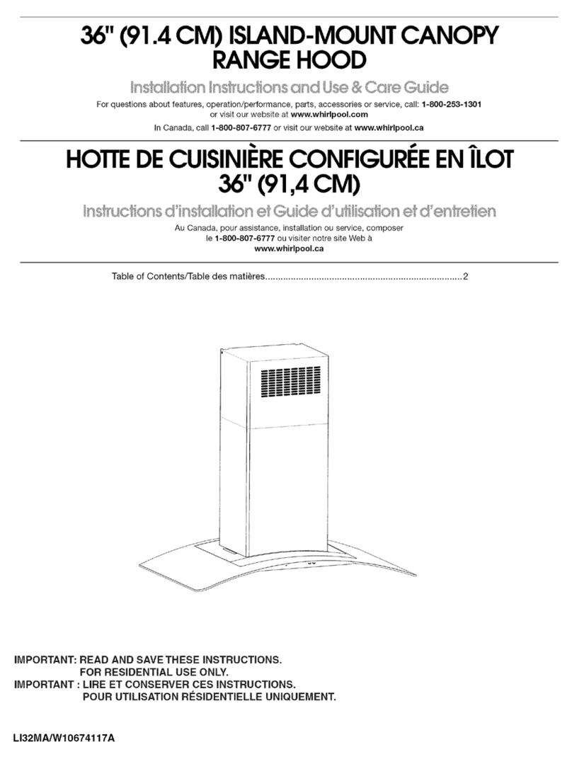Whirlpool WVI75UC6DS0 Installation Instructions and Use & Care Guide