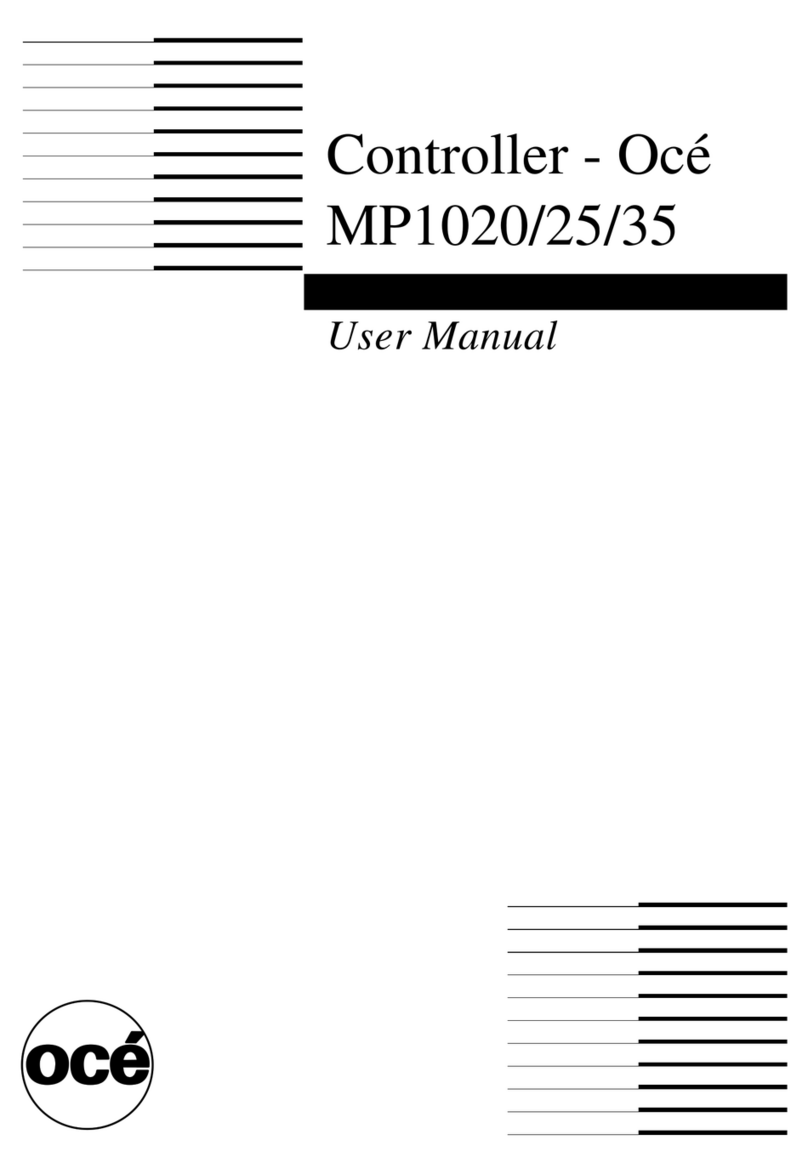 OcÃ© MP1020 user manual