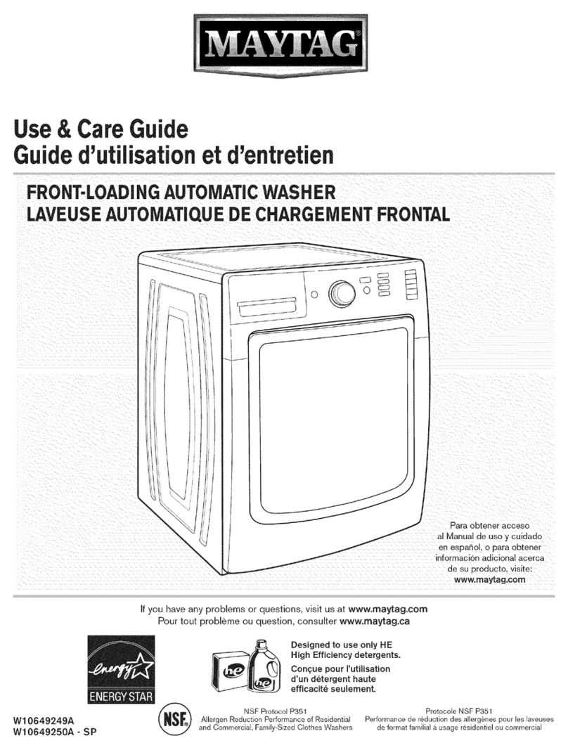 Maytag MHW7100D Use & care guide