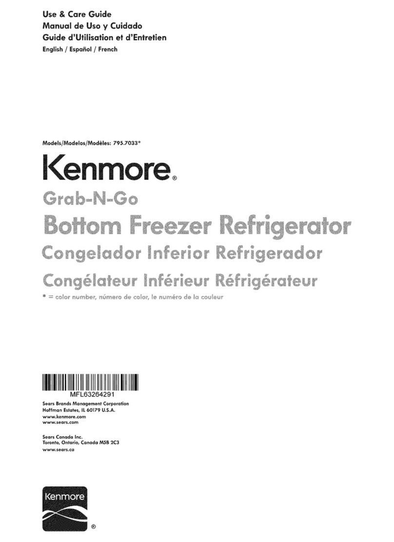 Kenmore 795.70339410 Use & care gude