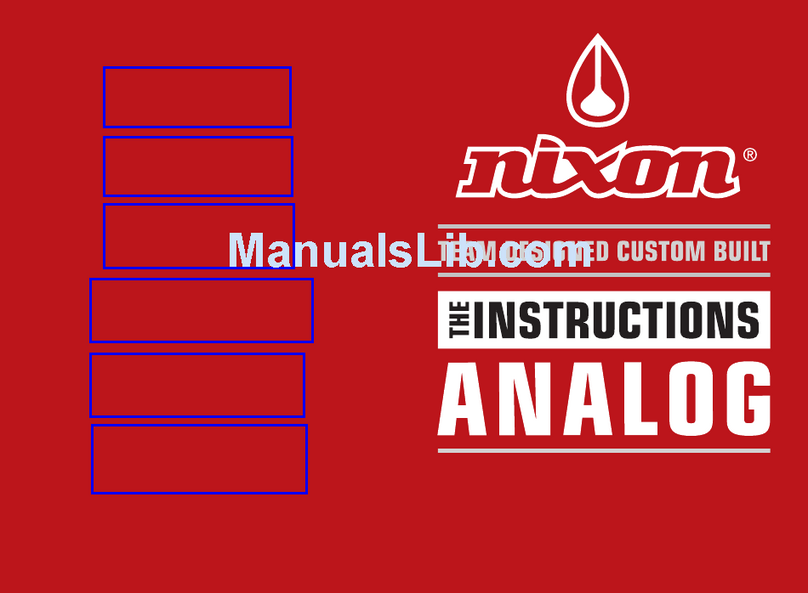 NIXON REASON LS Instruction guide