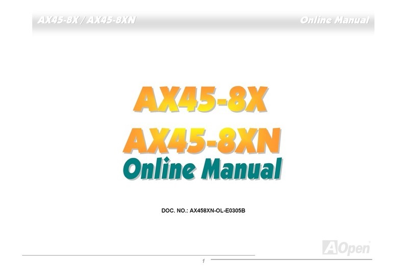 AOpen AX45-8X Max Setup guide