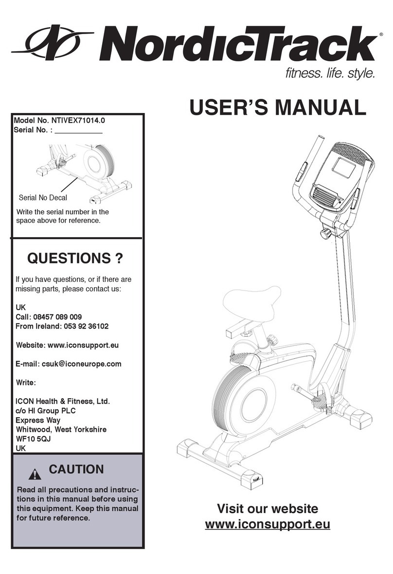 NordicTrack NTIVEX71014.0 user manual