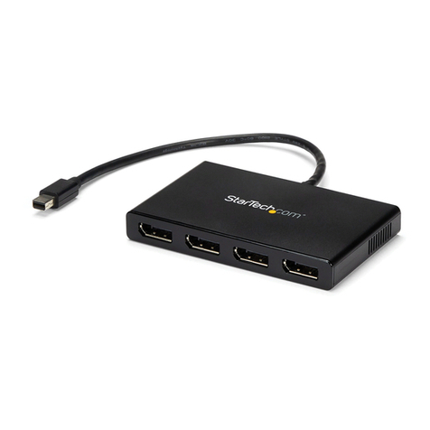 StarTech.com MSTMDP124DP User manual StarTech.com MSTMDP124DP User manual