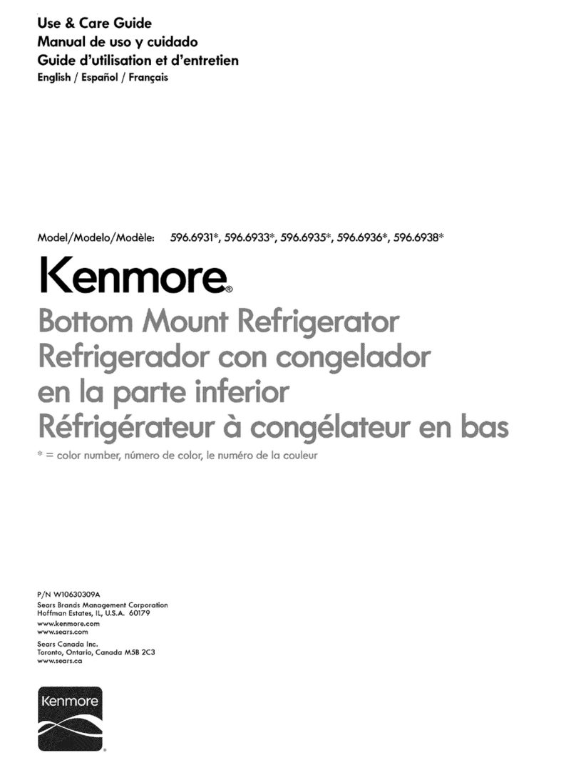 Kenmore 596.6931 Series Use & care guide