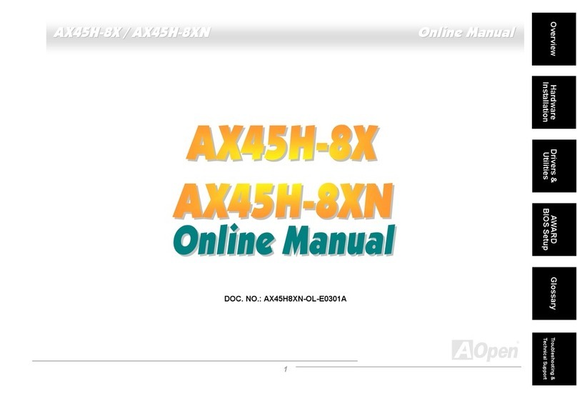 AOpen AX45H-8X Max Online manual