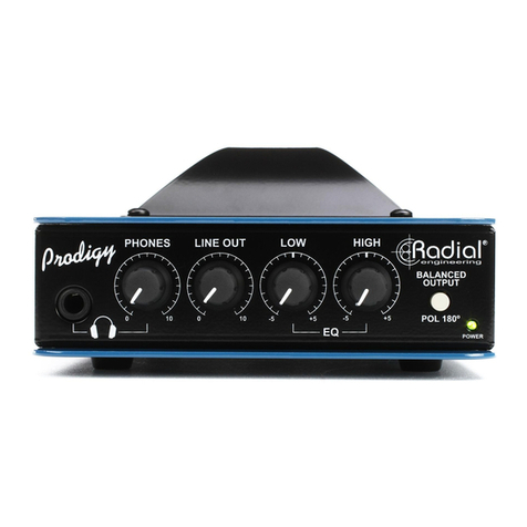 Radial Engineering Headload Prodigy user guide