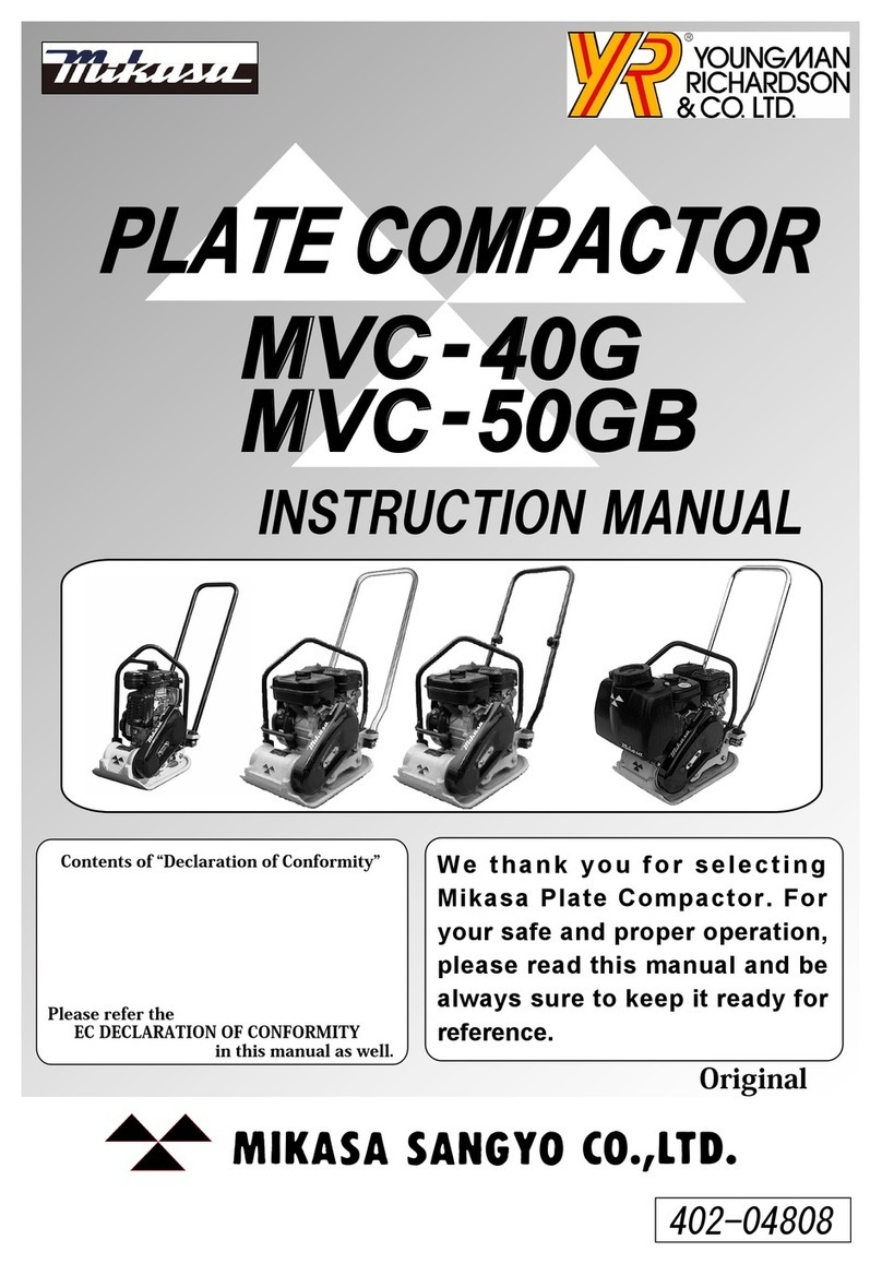 Mikasa MVC-40G User manual