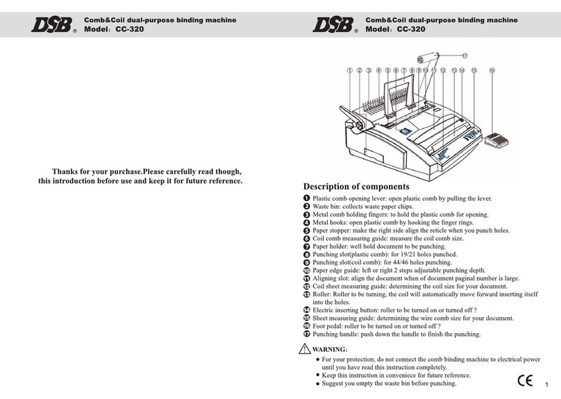 DSB CC-320 User manual
