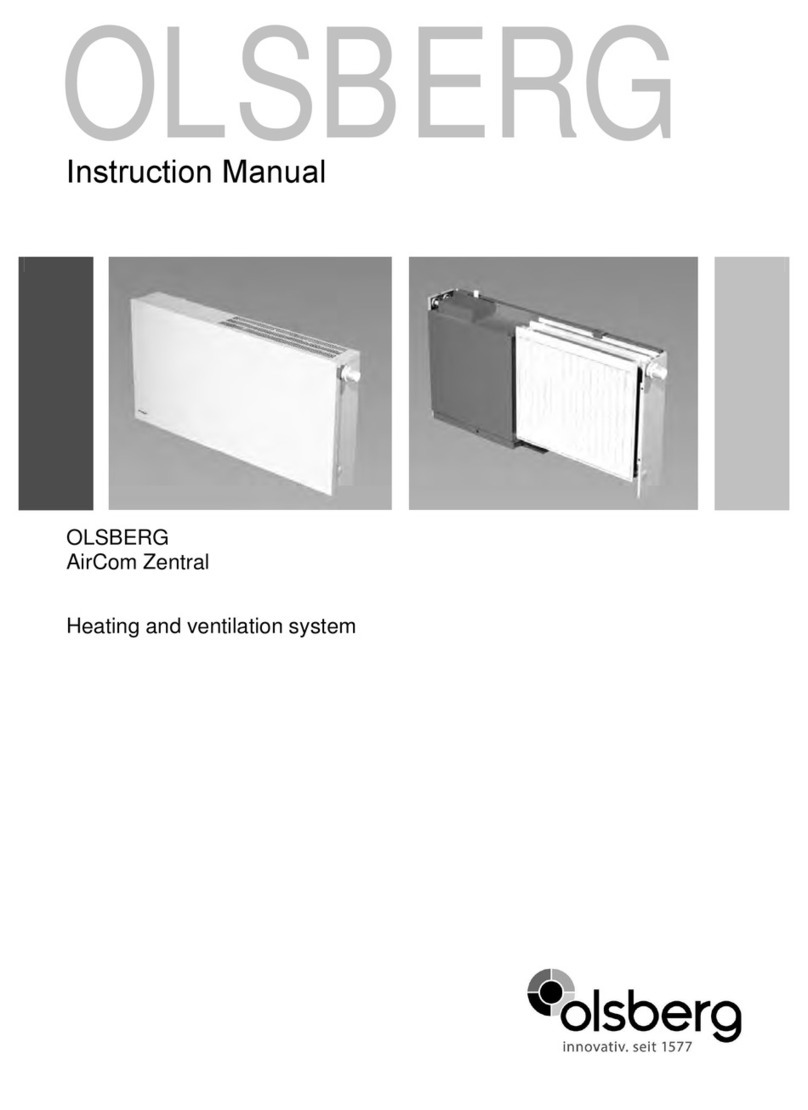 Olsberg AirCom Zentral instruction manual