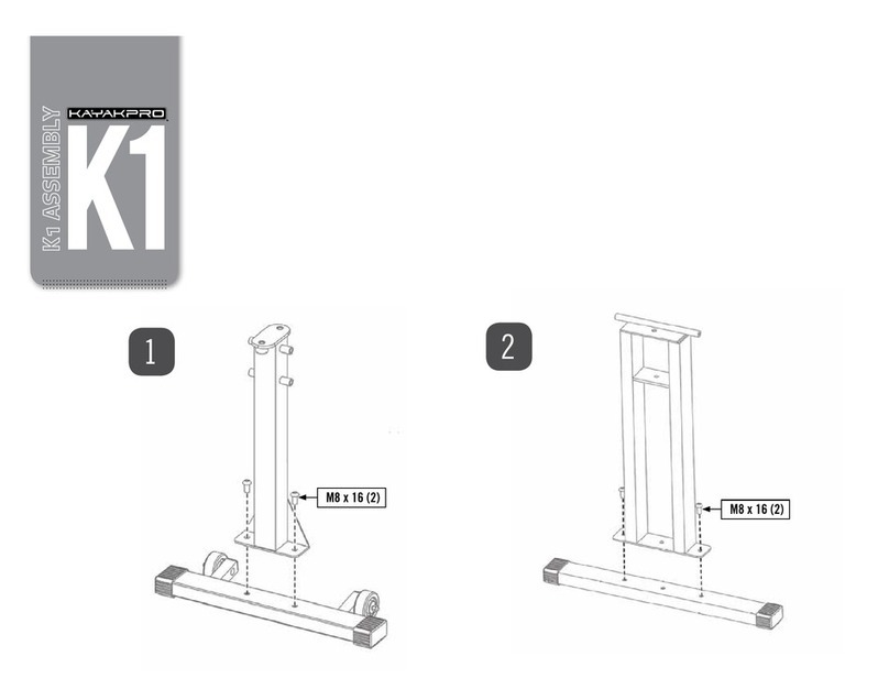 Kayakpro K1 SpeedStroke Assembly guide