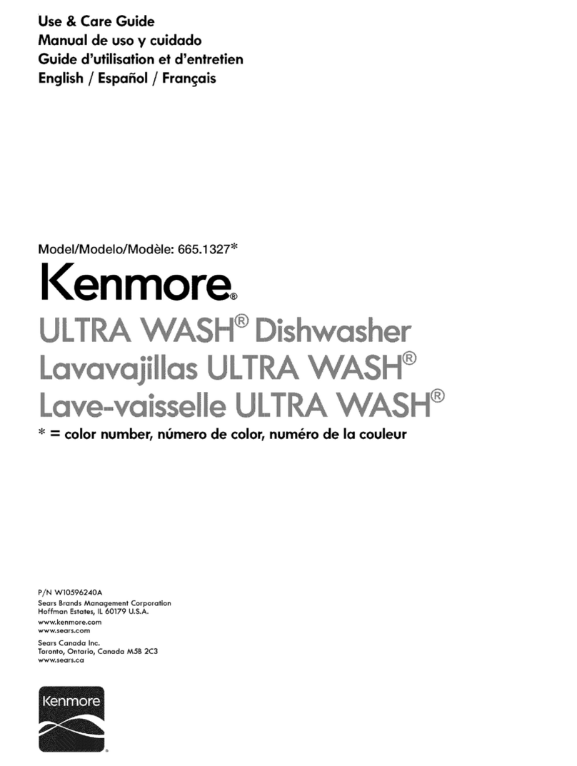 Kenmore 665.13273K118 User manual