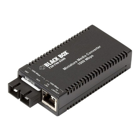 Black Box LGC010A User manual Black Box LGC010A User manual