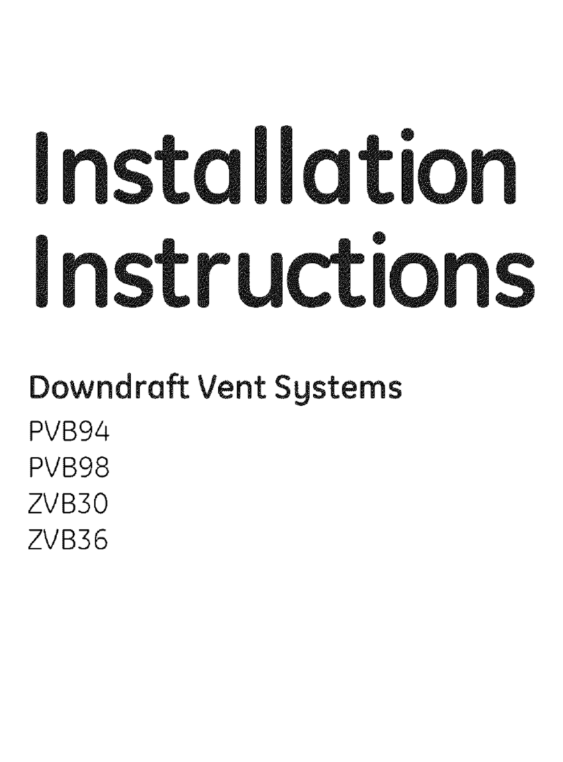 GE ZVB30ST4SS User manual