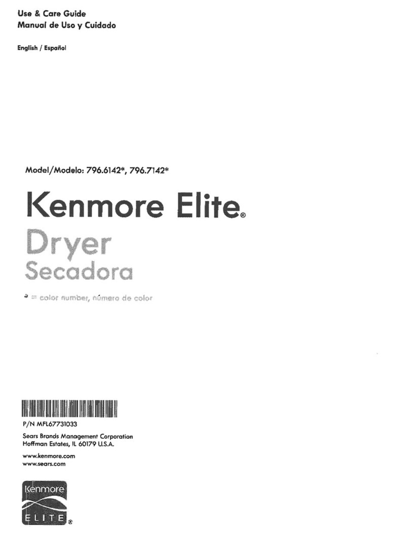 Kenmore 796.6142 Series User manual
