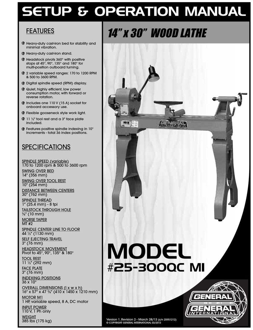 General International 25-300QC M1 Setup & operation manual