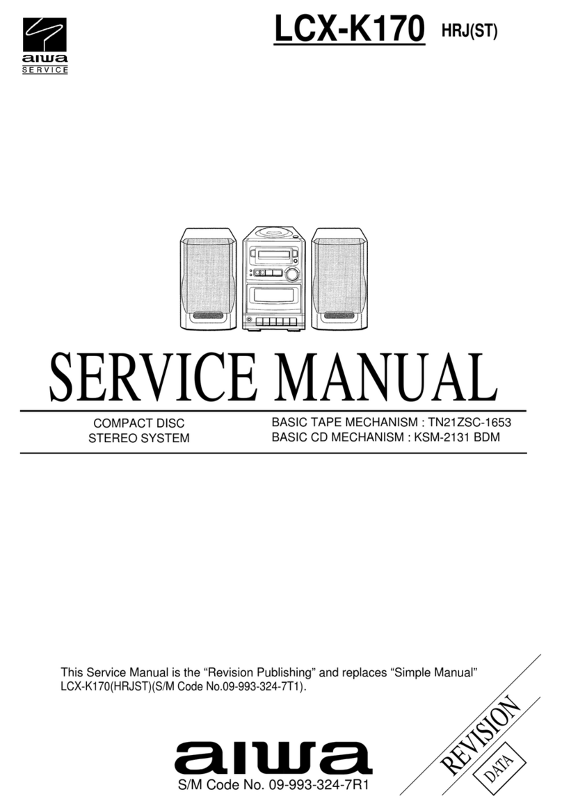 Aiwa LCX-K170 User manual