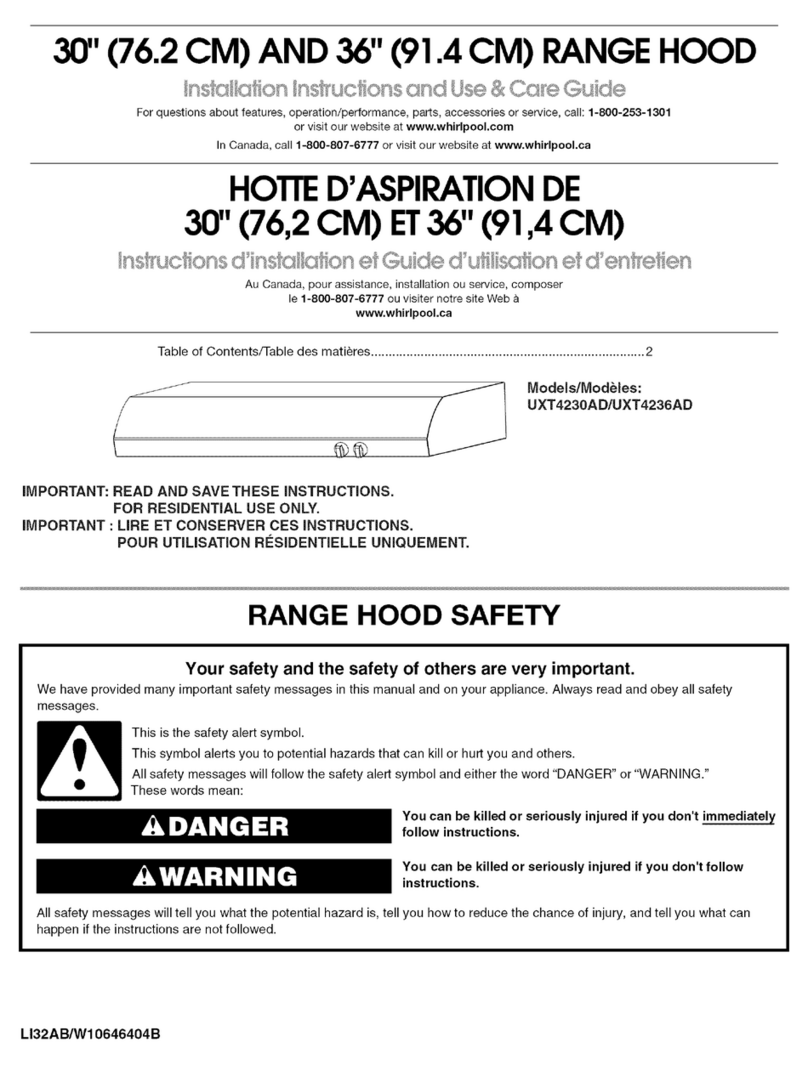 Whirlpool UXT4230ADW0 Installation Instructions and Use & Care Guide