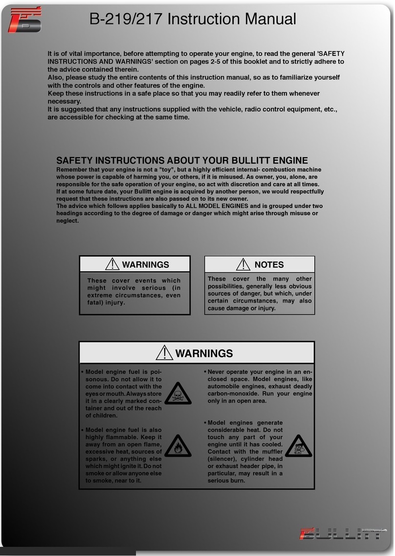 Bullitt B-219 instruction manual