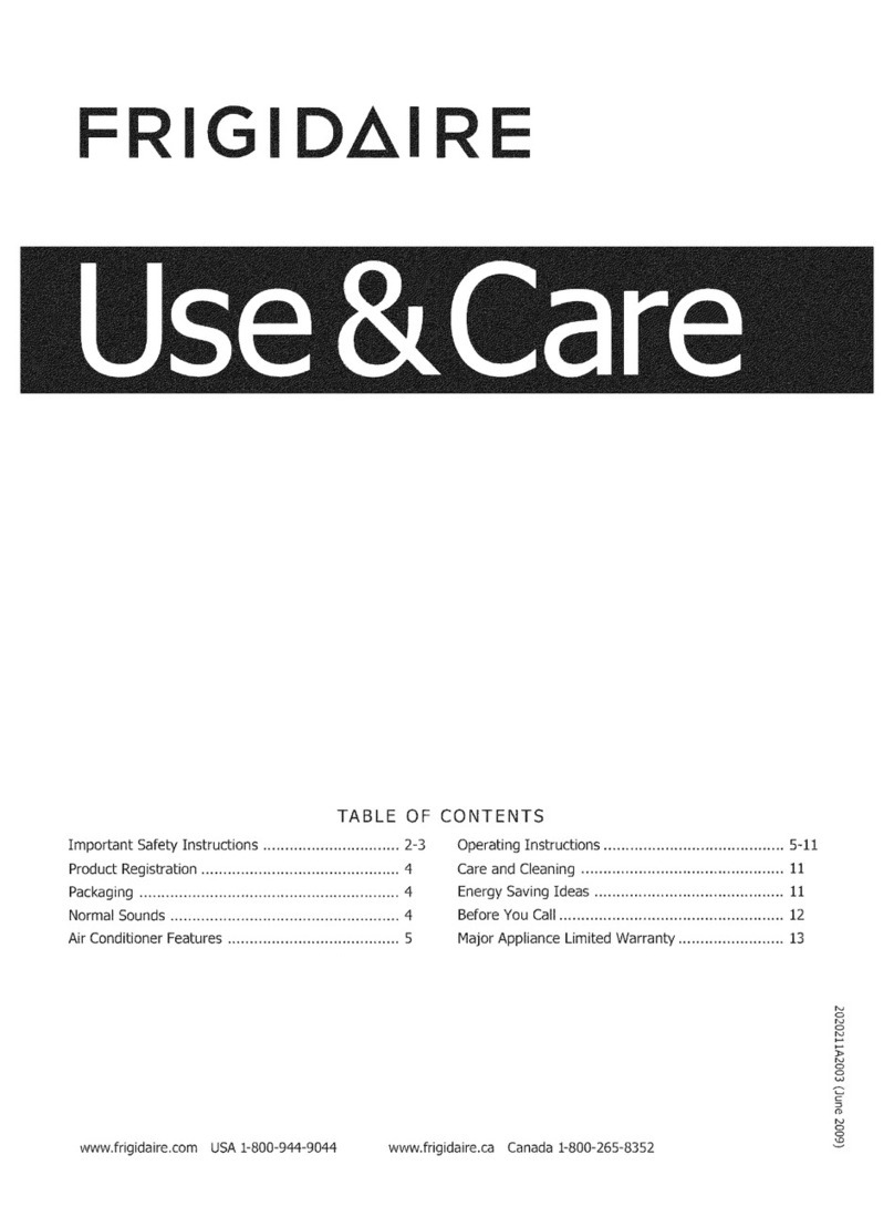 Frigidaire FFRZ0633Q13 Owner's manual Frigidaire FFRZ0633Q13 Owner's manual