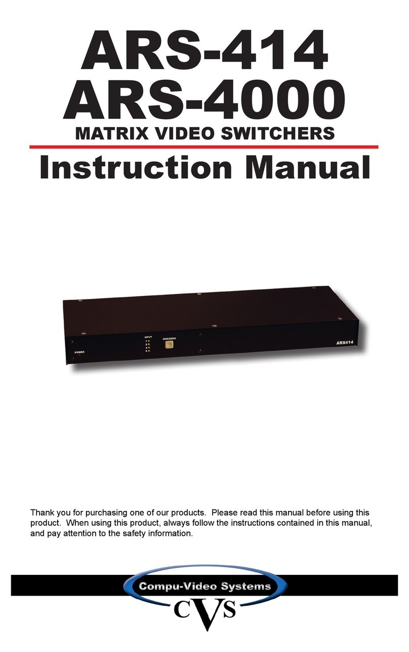Compu-Video Systems ARS-414 instruction manual