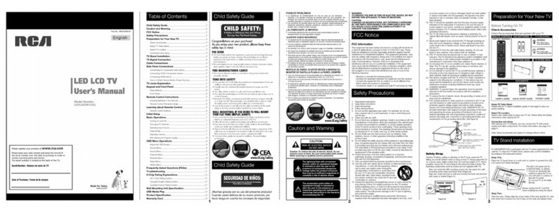 RCA LED52B55R120Q User manual RCA LED52B55R120Q User manual