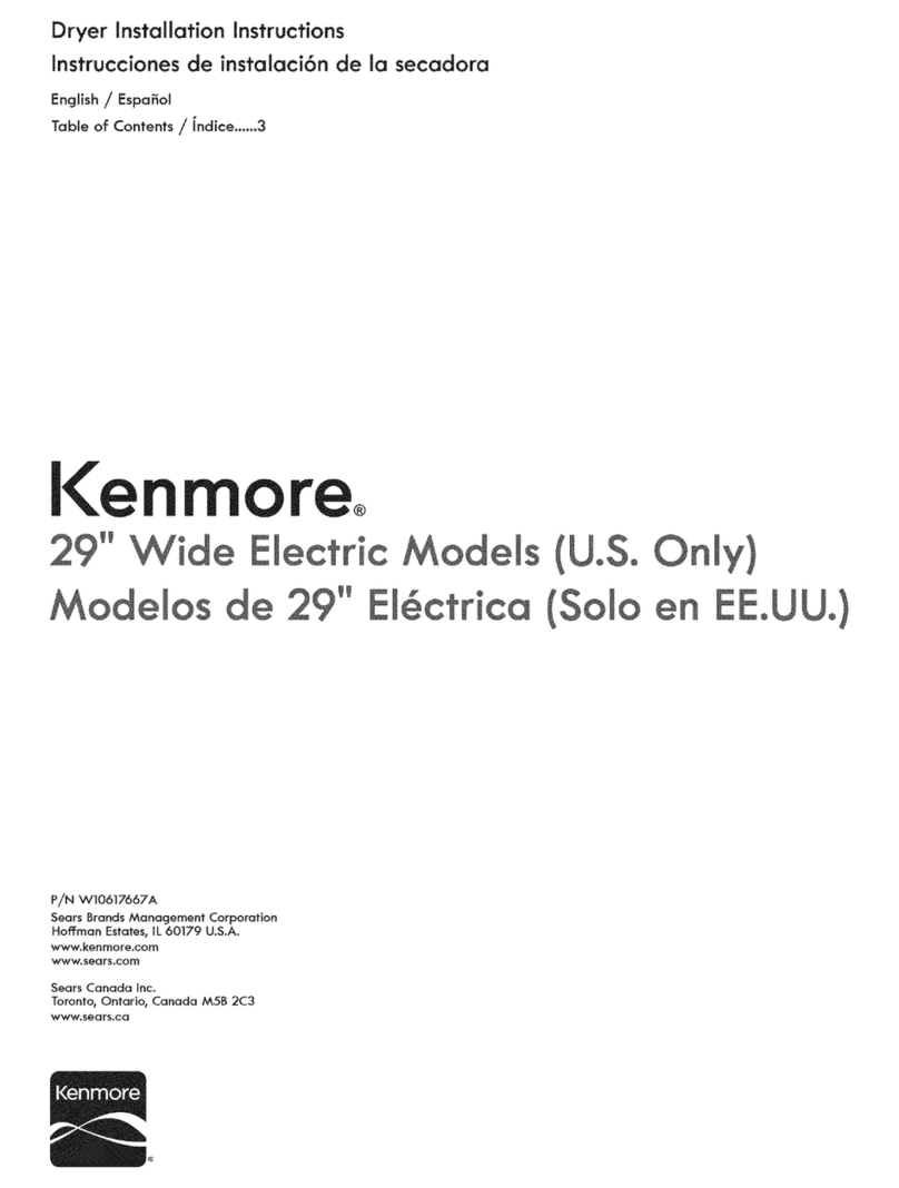 Kenmore 11065202310 User manual