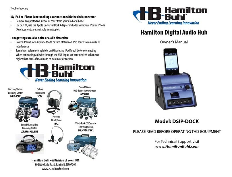 Hamilton/Buhl DSIP-DOCK owner's manual