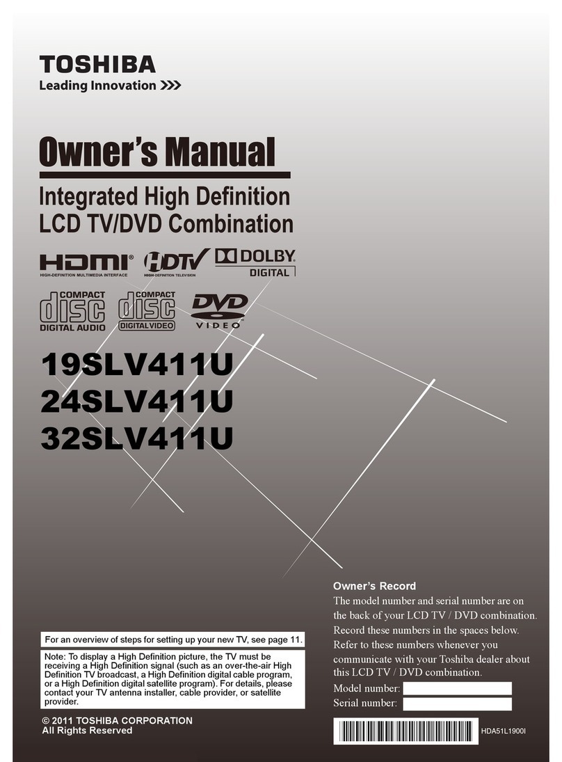 Toshiba 19SLV411U User manual