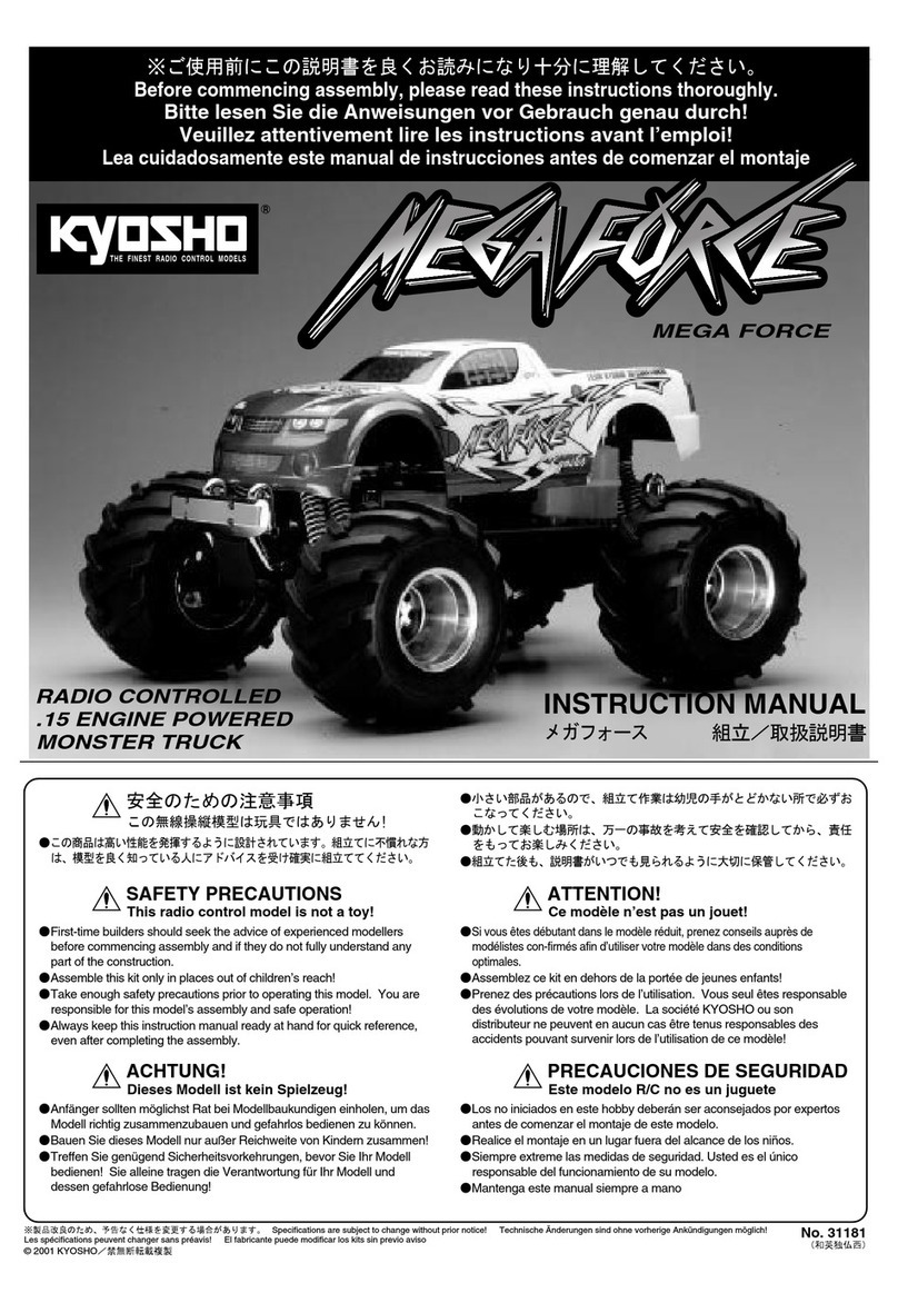 Kyosho Mega Forge User manual