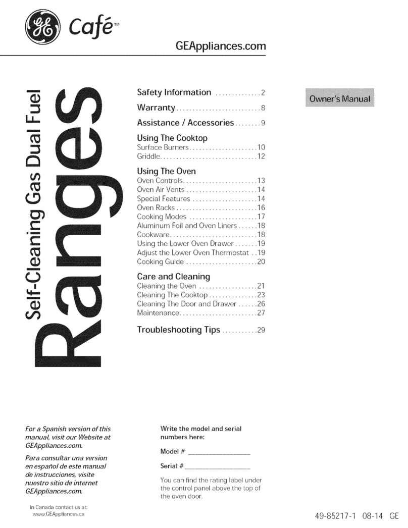 GE C2S985SET7SS owner's manual