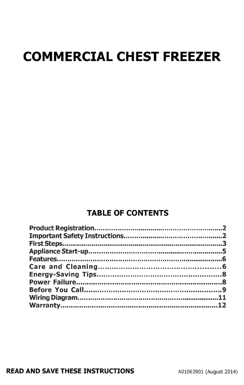 Frigidaire FCCS071QWA User manual