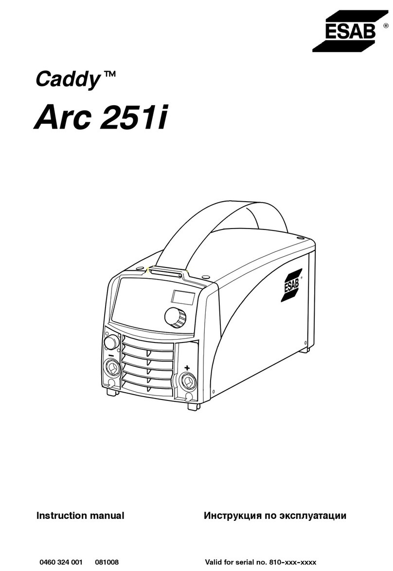 ESAB Caddy Arc 251i instruction manual