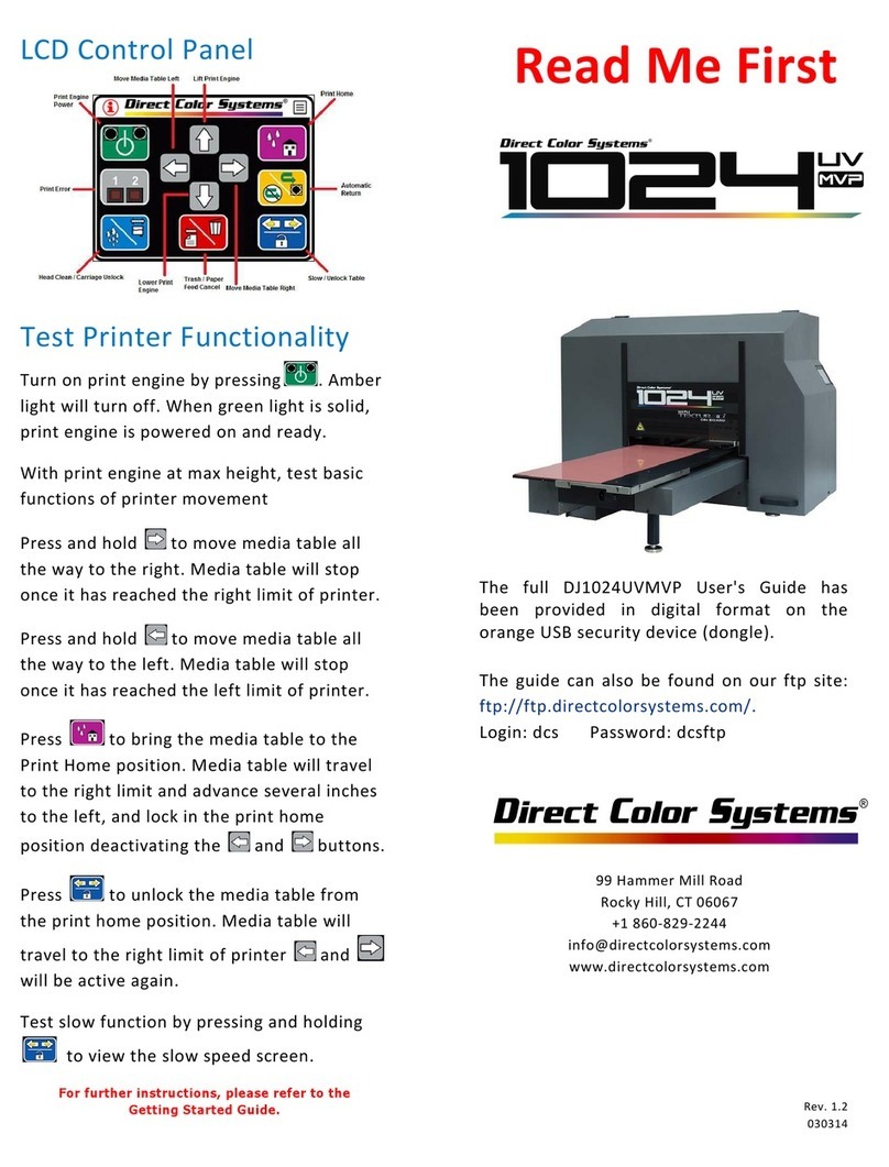 Direct Color Systems DJ1024UVMVP Read me first