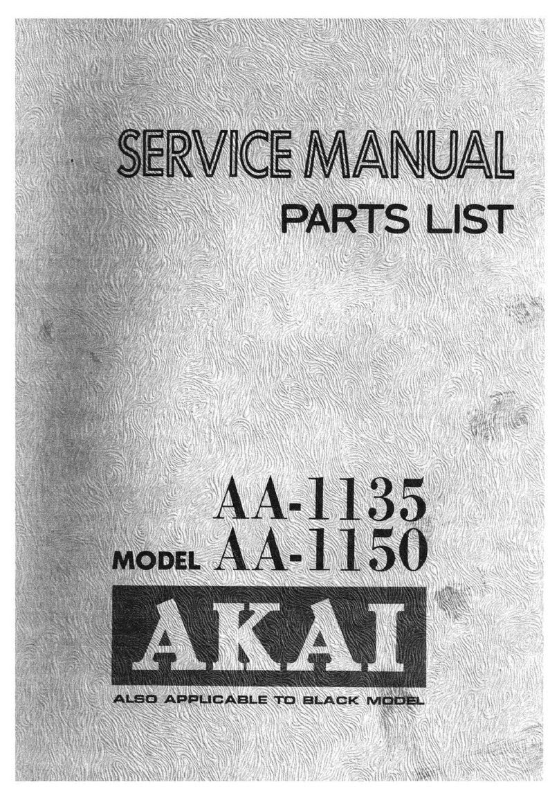Akai AA-1135 User manual