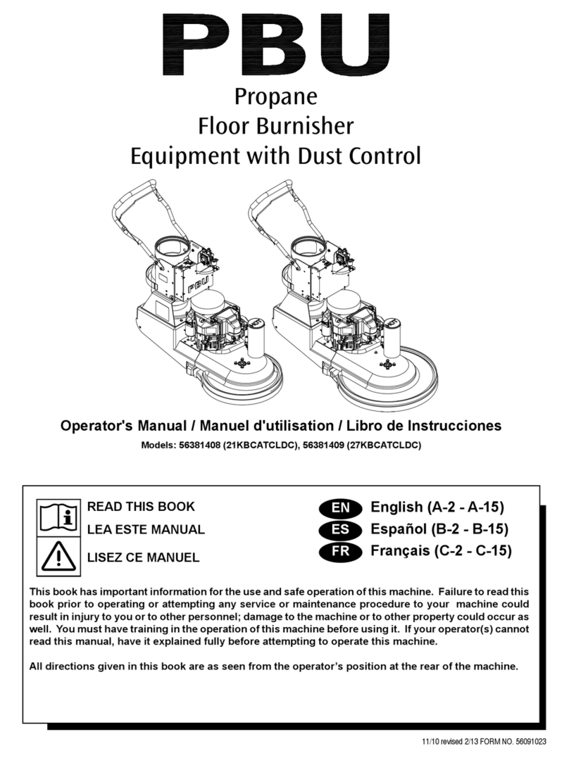 PBU 56381408 Operator's manual