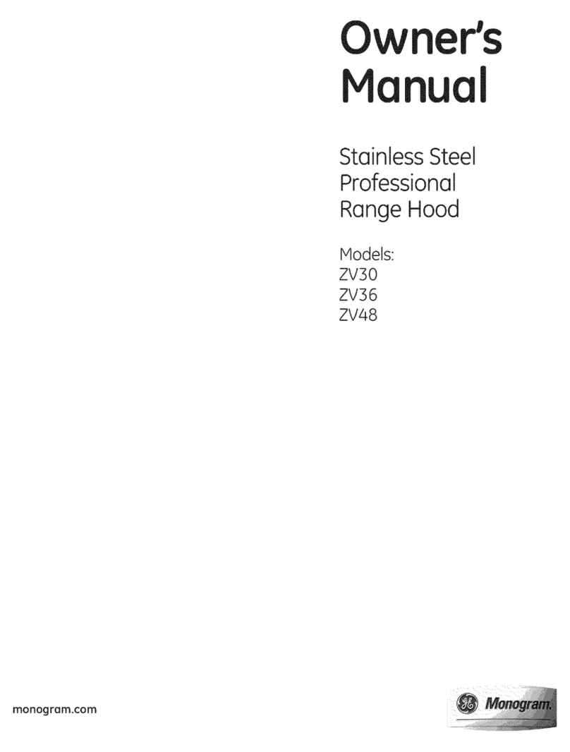 Monogram ZV30 User manual