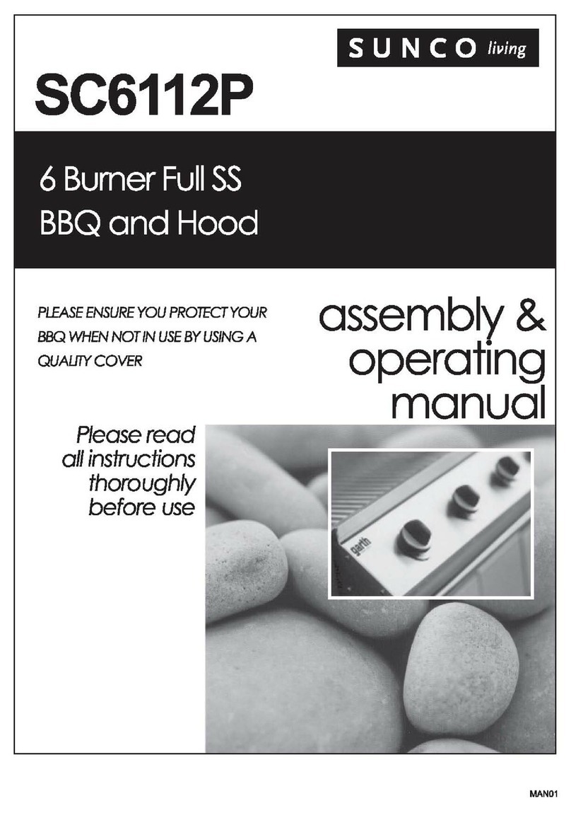 Garth SC6112P operating instructions