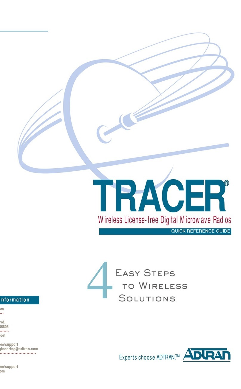 ADTRAN TRACER Quick reference guide