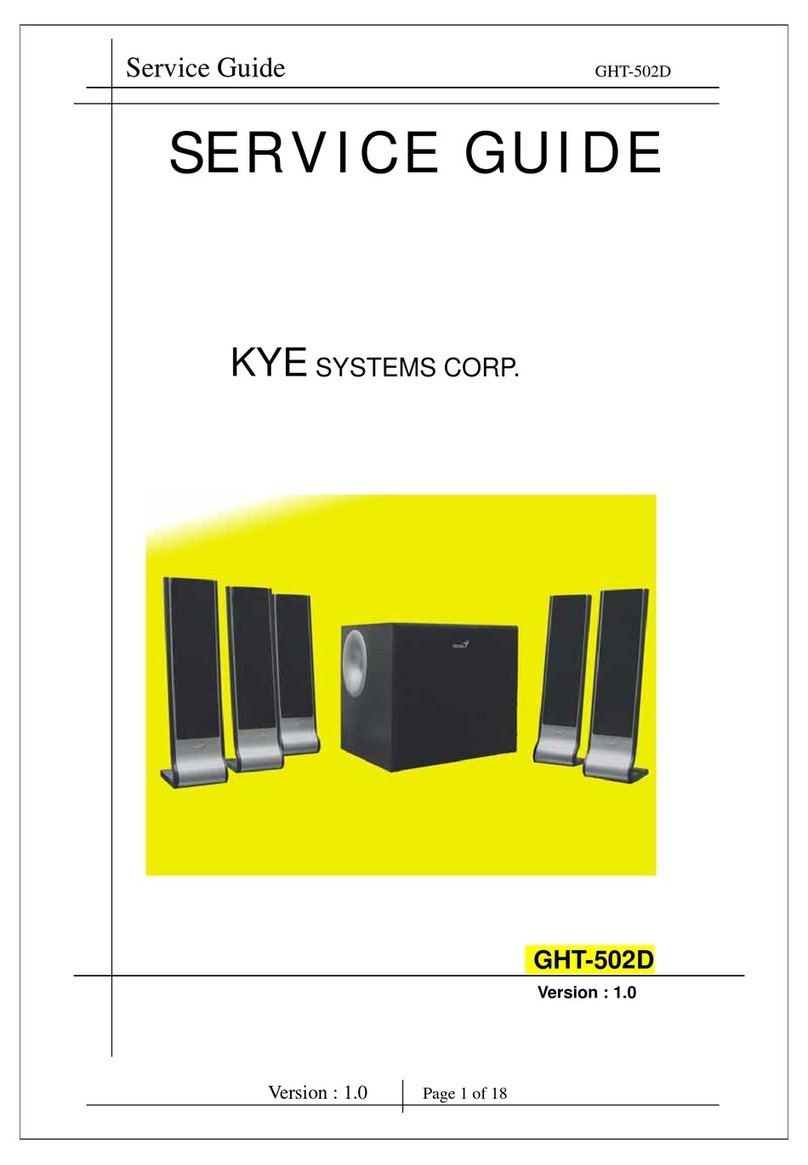 KYE Systems Corp. GHT-502D User manual