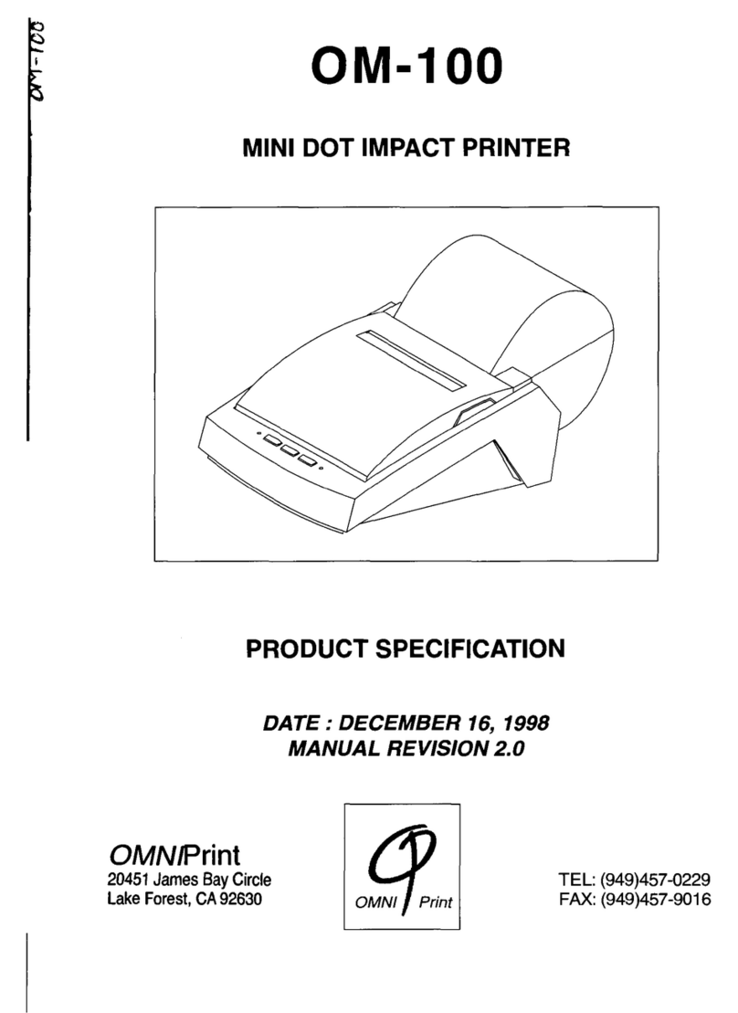OmniPrint OM100 User manual