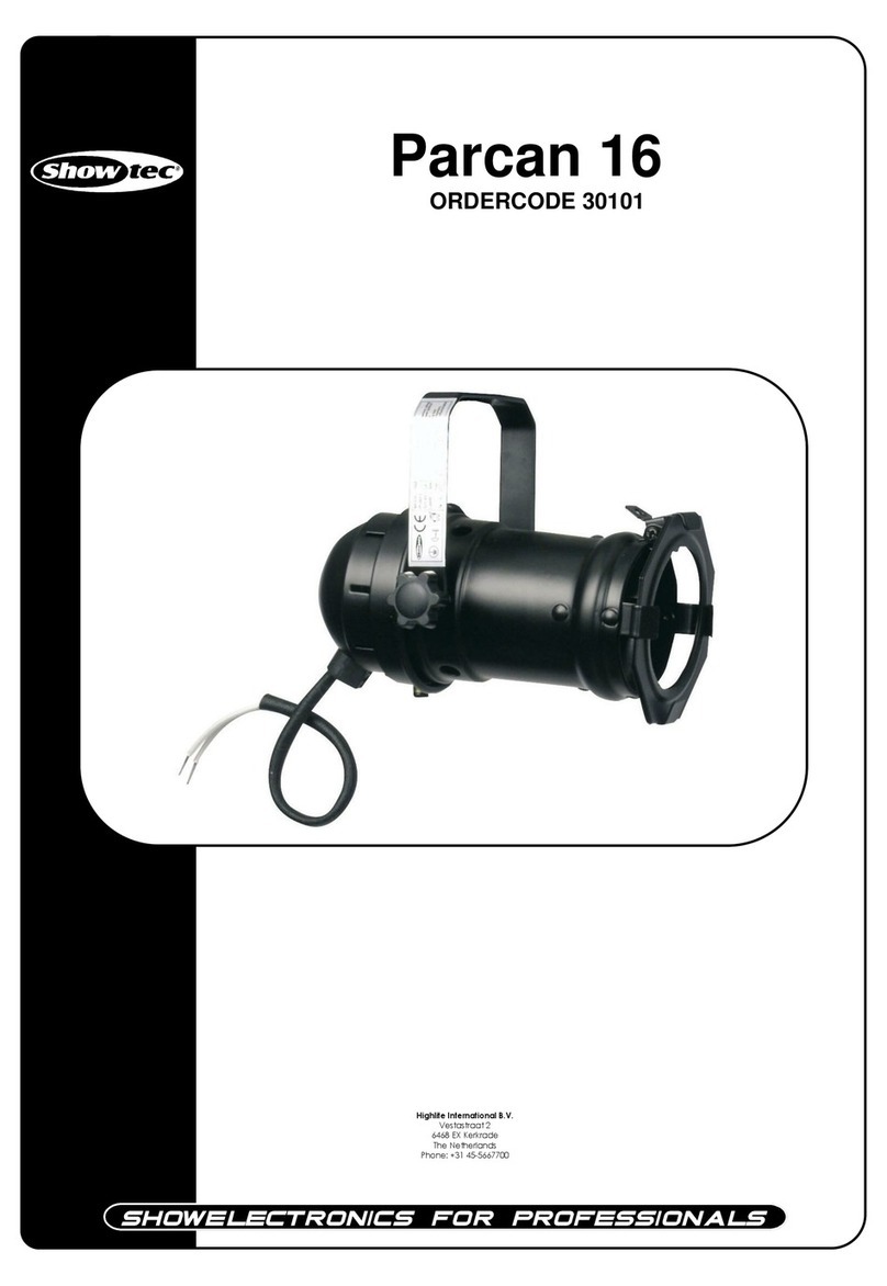 Show Tec Parcan 16 Product guide