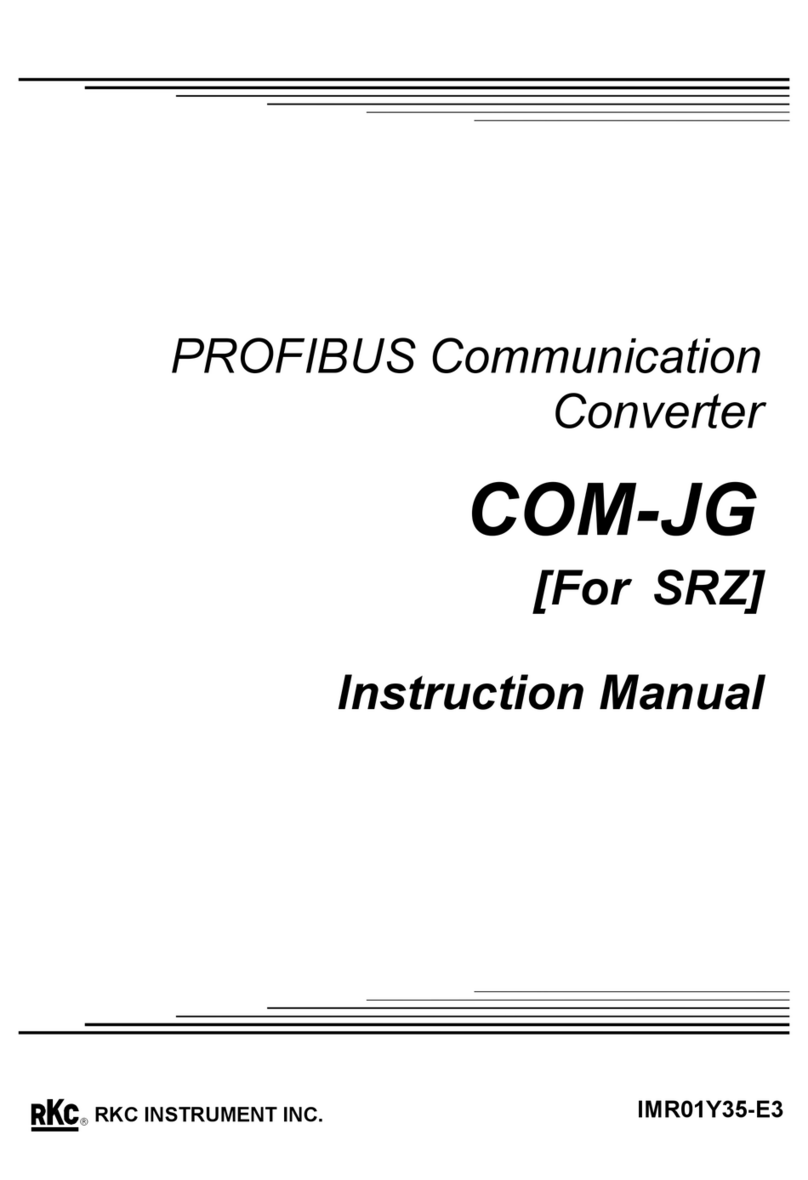 RKC INSTRUMENT COM-JG User manual
