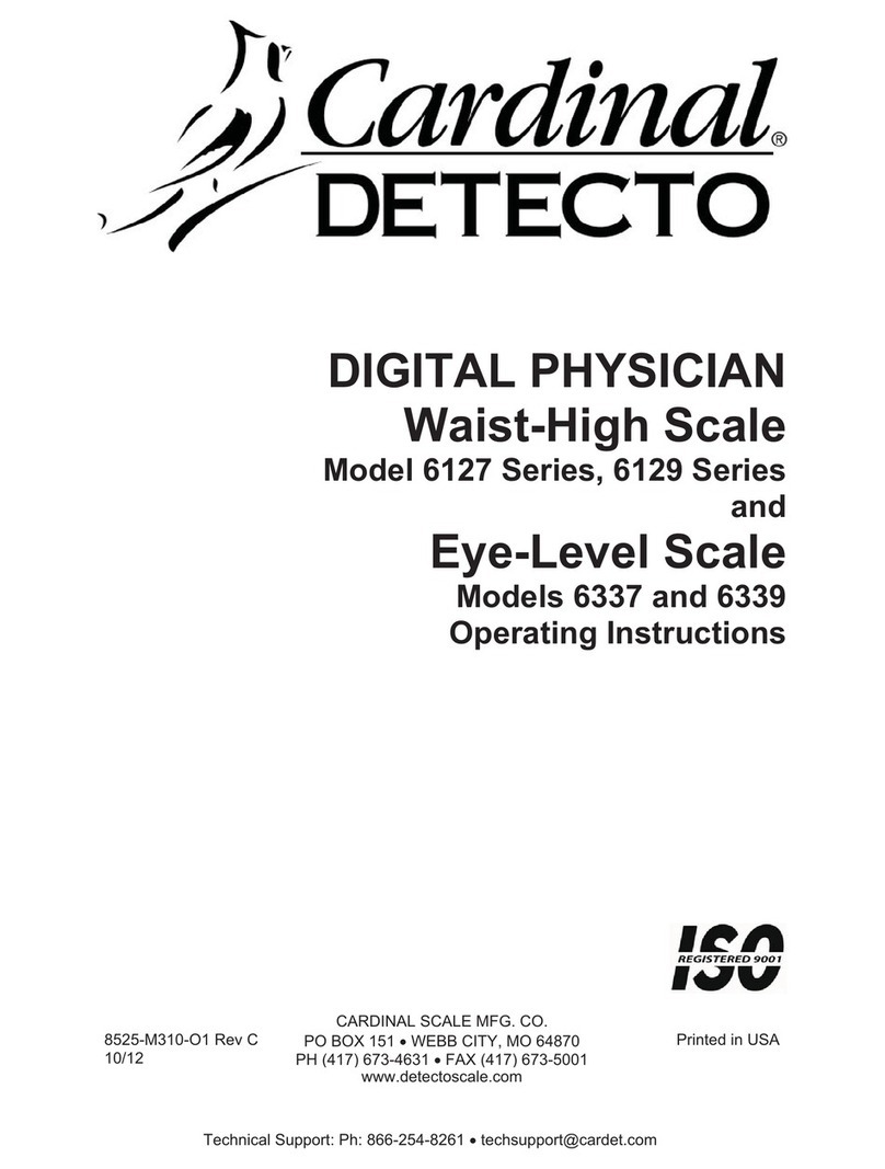Cardinal 6127 Series User manual