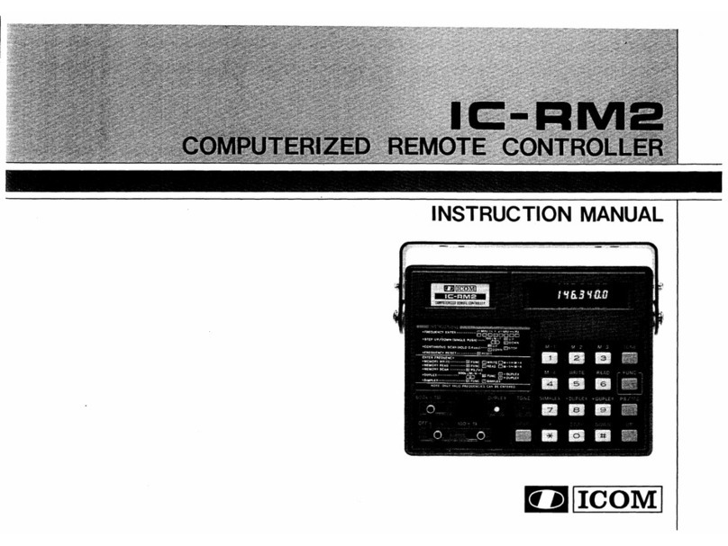 Icom IC-RM2 instruction manual