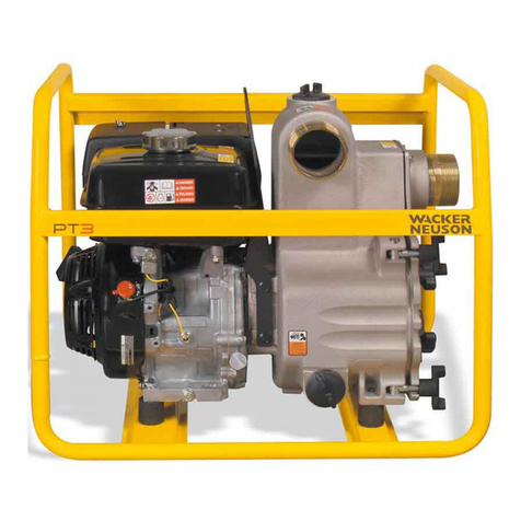 Wacker Neuson PT 3 Operator's manual