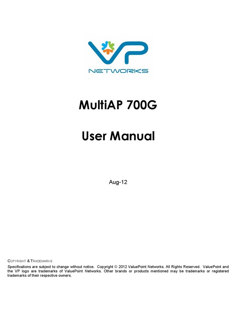 VP Networks MultiAP 700G user manual