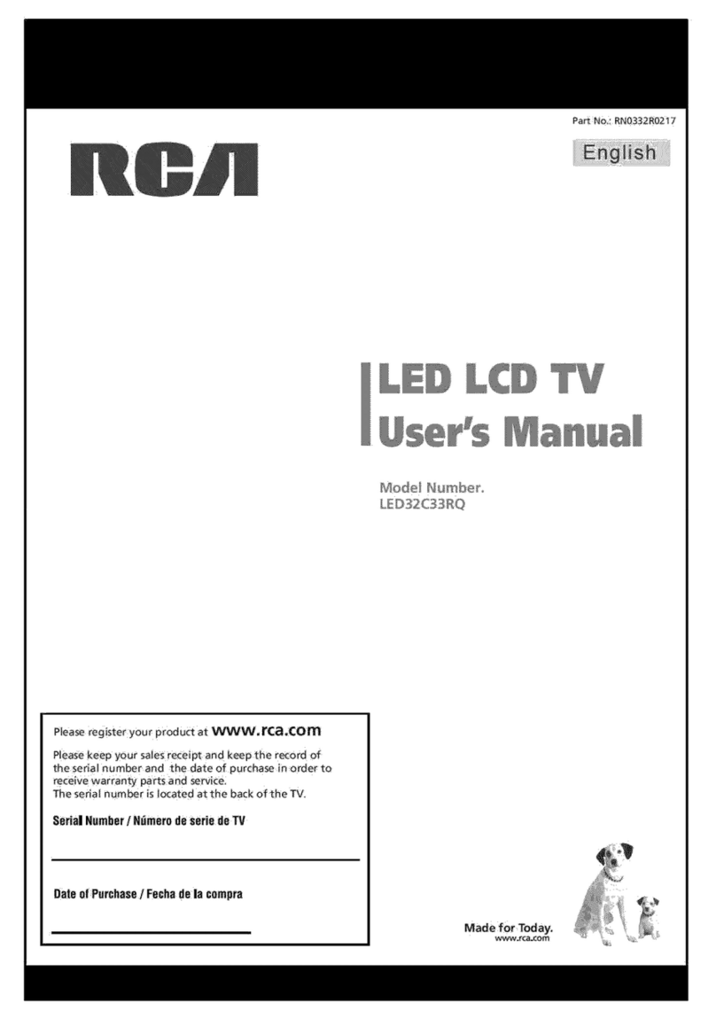 RCA LED32C33RQ User manual RCA LED32C33RQ User manual